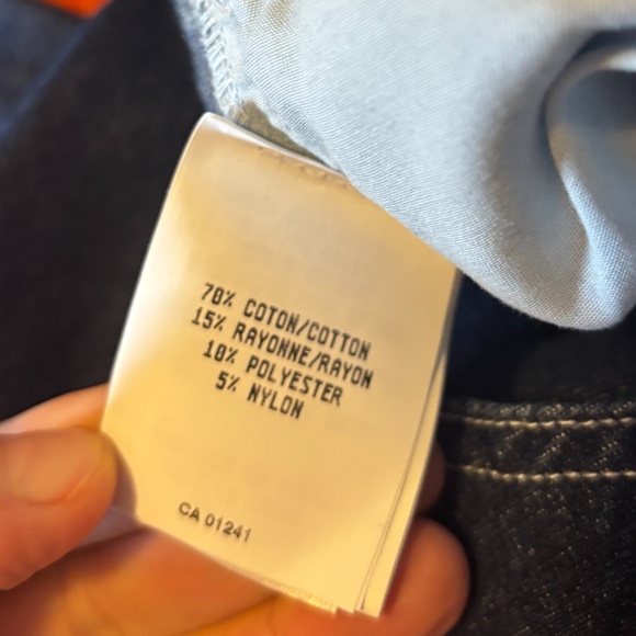 X-Girl dark wash elastic waist wide leg relaxed baggy jeans NWT - Picture 9 of 12